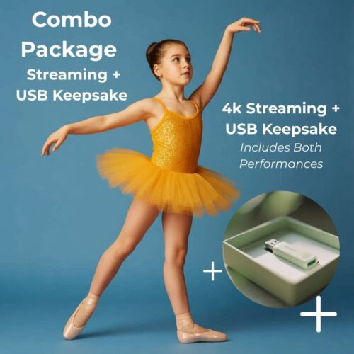 Combo Package – Streaming + USB Keepsake